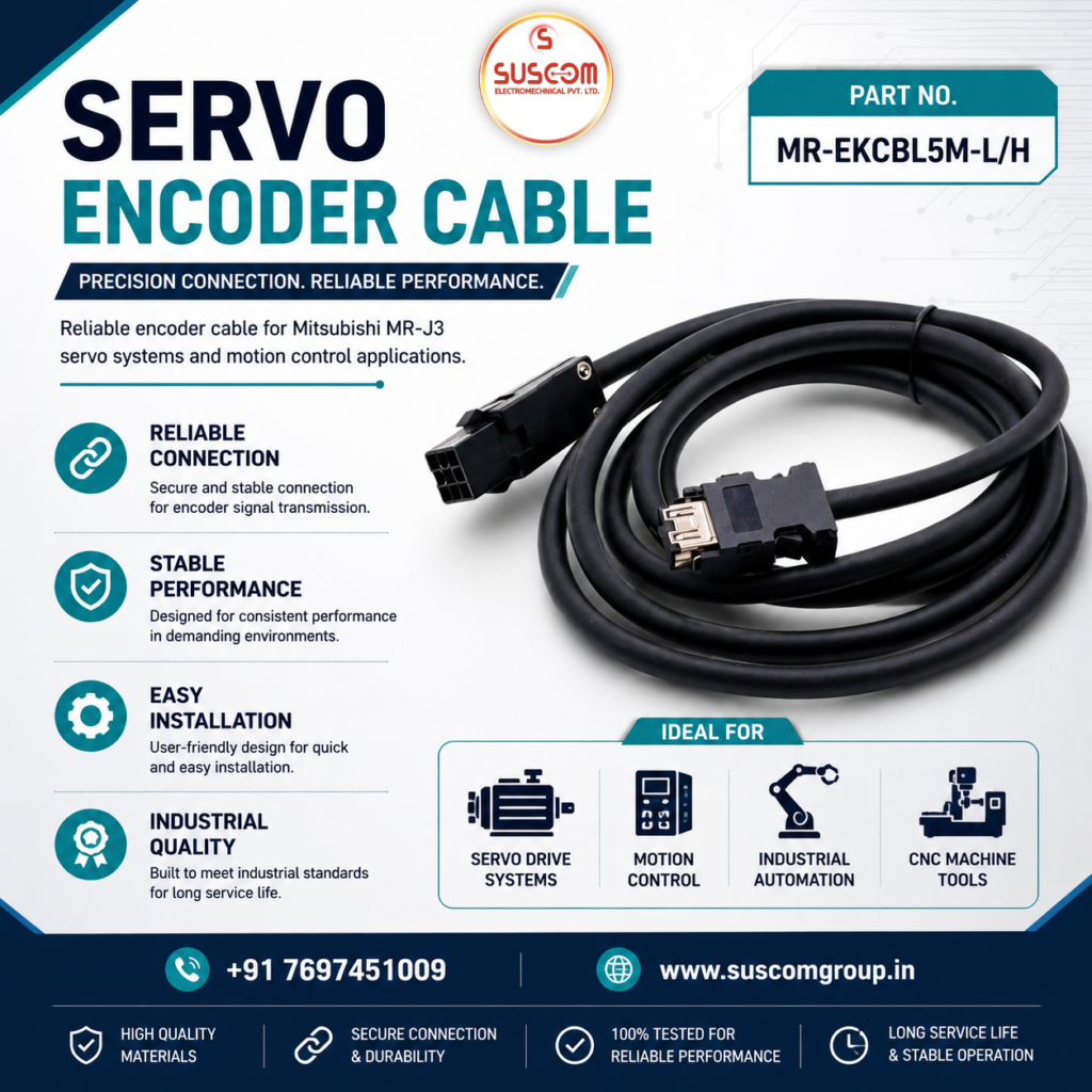 MR-EKCBL5M-L/H Encoder Cable for Mitsubishi Servo Motor Industrial Automation Flyer