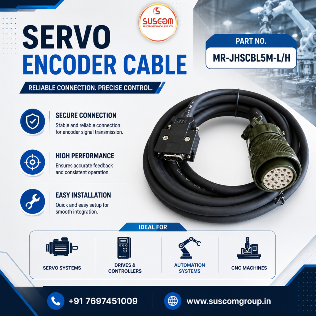 MR-JHSCBL5M-L/H Encoder Cable for Mitsubishi Servo Motor Industrial Automation Flyer