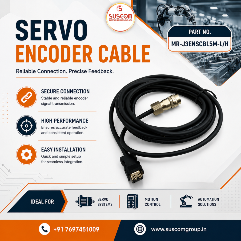 MR-J3ENSCBL5M-L/H Encoder Cable for Mitsubishi Servo System Industrial Automation Flyer